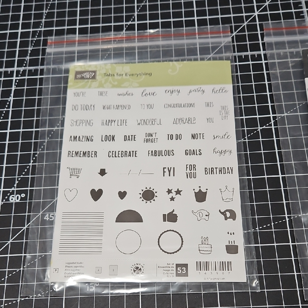 TABS FOR EVERYTHING Stampin' Up!  Stamp Set